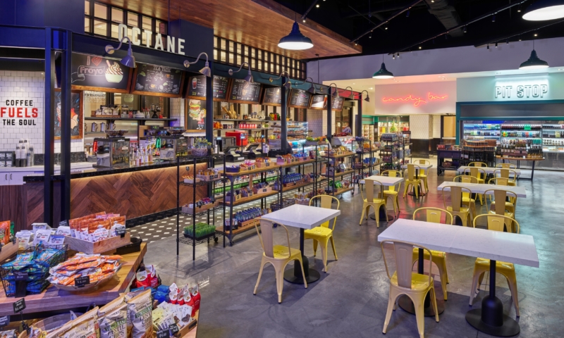 Fuel convenient store serving coffee, snacks and treats located at the Walt Disney World Dolphin